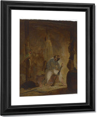 In His Cave By Thomas Sully Fine Art Print