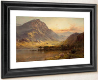 In North Wales Circa 1895 By Alfred De Breanski Fine Art Print