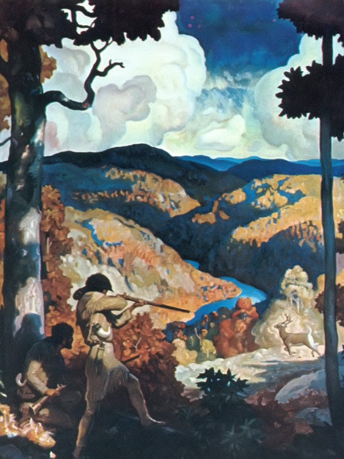 In Old Kentucky By NC Wyeth Fine Art Print