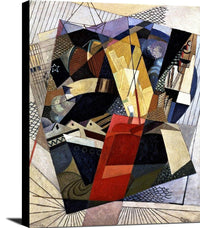 In Port Dans Le Port Painting Albert Gleizes Canvas Art Fine Art Print
