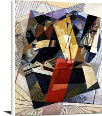 In Port Dans Le Port Painting Albert Gleizes Canvas Art Fine Art Print