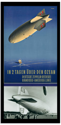 In Tagen Uber Den Ozean  Vintage Movie Poster Fine Art Print