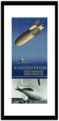 In Tagen Uber Den Ozean  Vintage Movie Poster Fine Art Print
