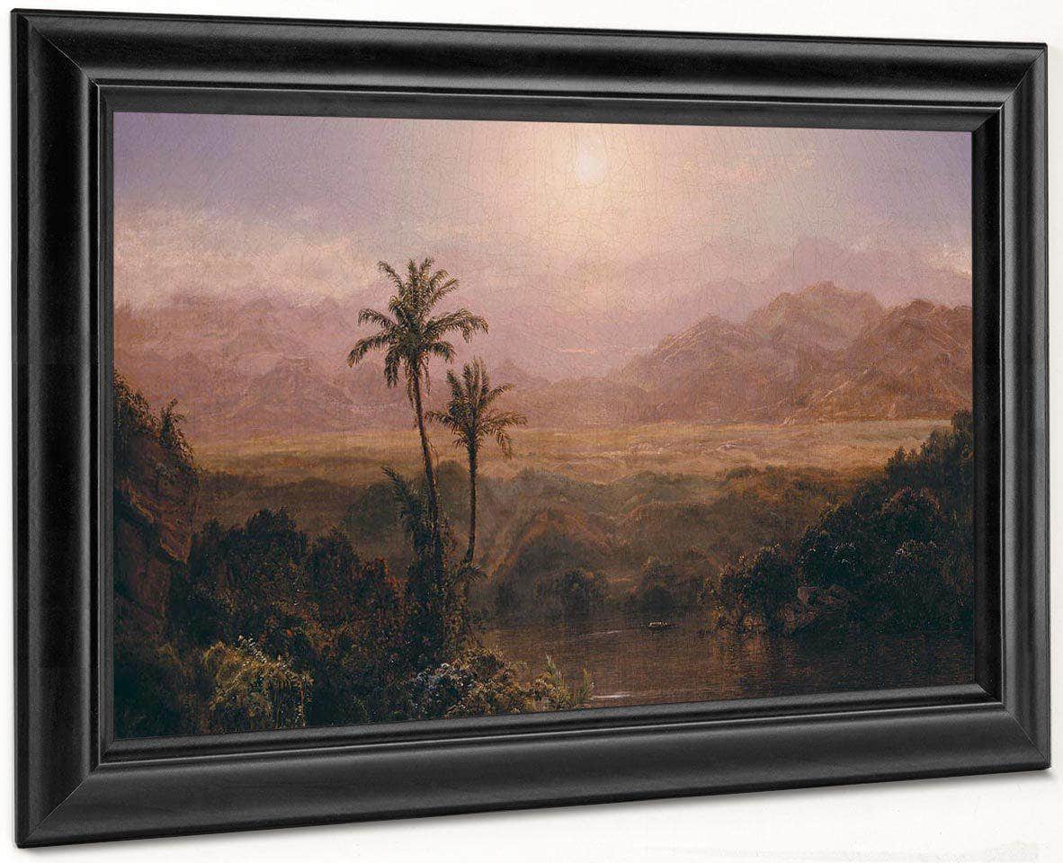 In The Andes By Fredric Edwin Church Fine Art Print