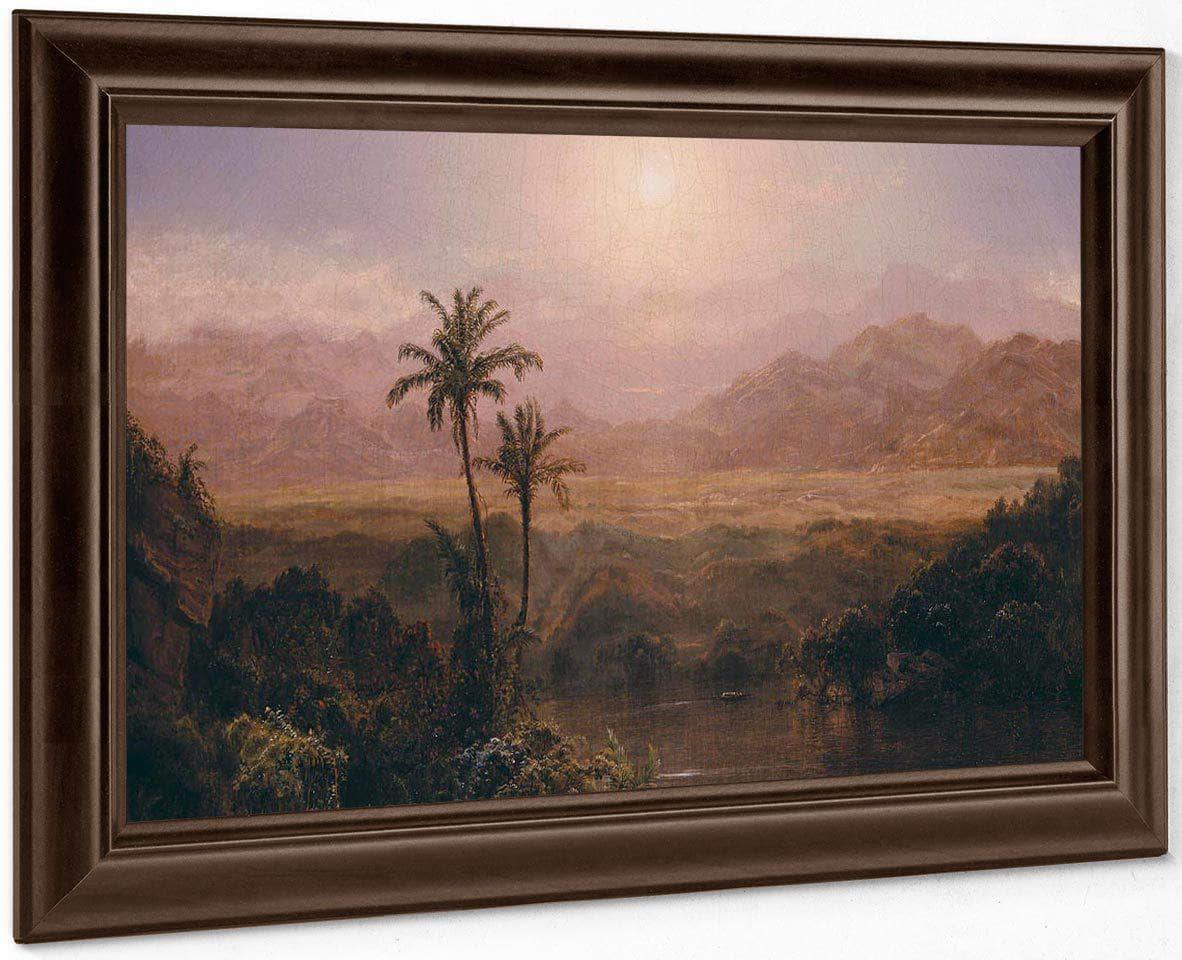 In The Andes By Fredric Edwin Church Fine Art Print