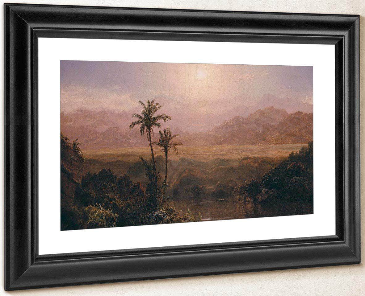 In The Andes By Fredric Edwin Church Fine Art Print