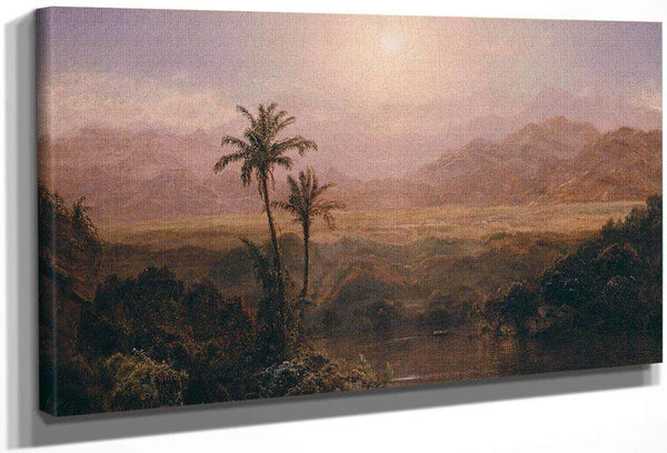 In The Andes By Fredric Edwin Church Fine Art Print