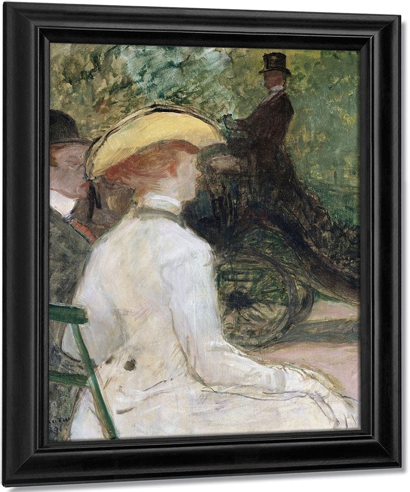 In The Bois De Bologne By Henri Marie Raymond De Toulouse Lautrec Monfa Fine Art Print