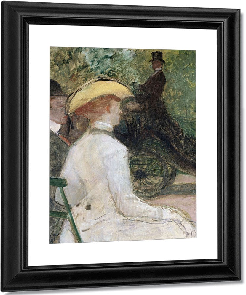 In The Bois De Bologne By Henri Marie Raymond De Toulouse Lautrec Monfa Fine Art Print