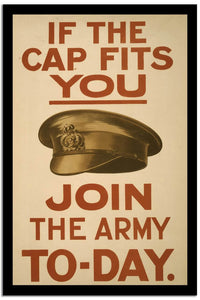 In The Cap Fits You  Vintage Poster Fine Art Print