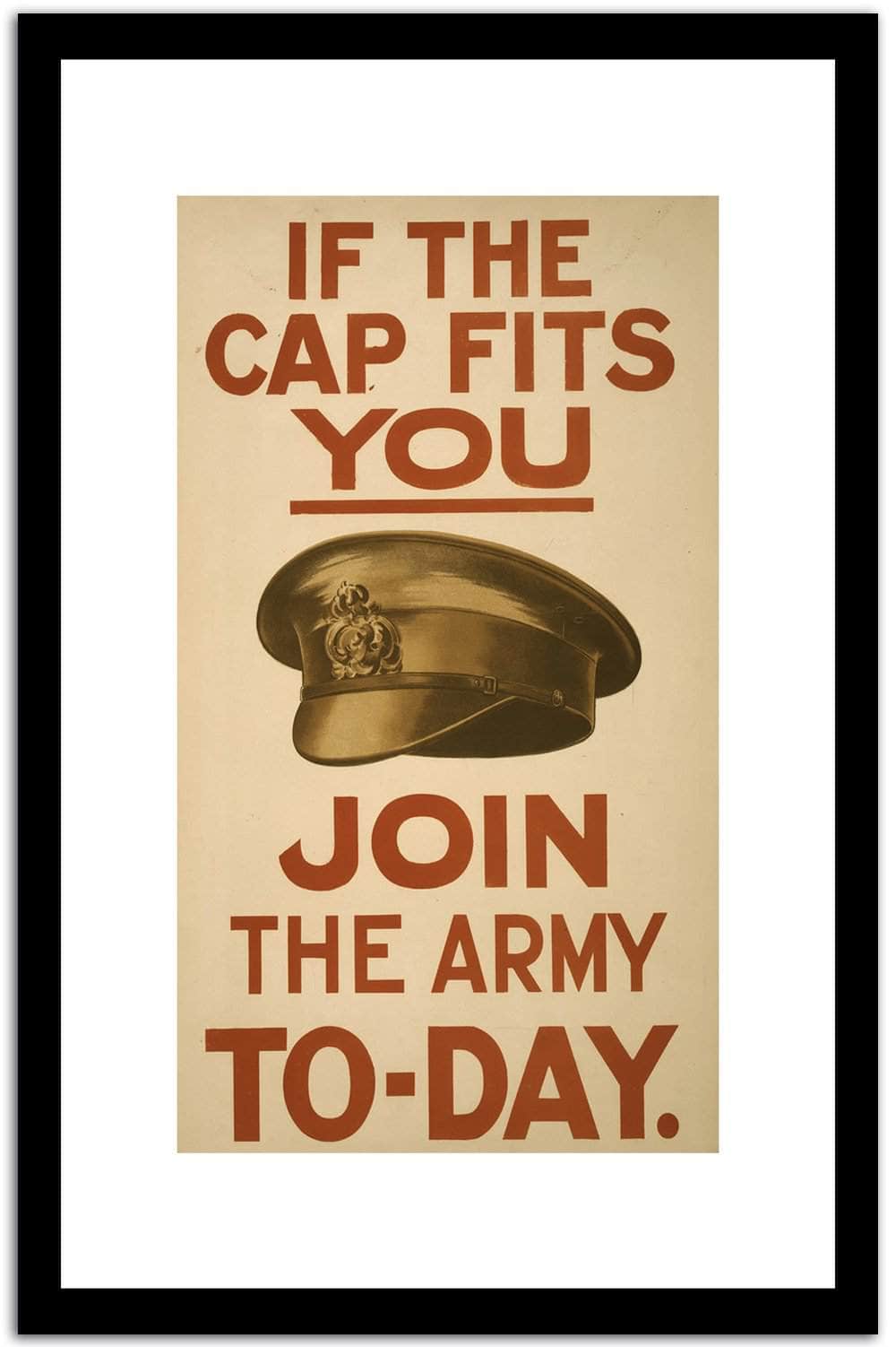 In The Cap Fits You  Vintage Poster Fine Art Print