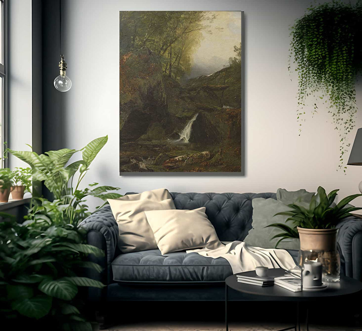 In The Catskills By John Frederick Kensett Fine Art Print