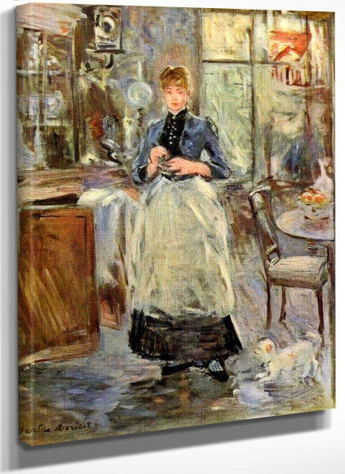 In The Dining Room Berthe Morisot Fine Art Print