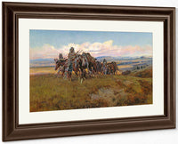 In The Enemys Country By Charles Marion Russell Fine Art Print