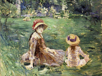 In The Garden At Maurecourt 1884 By Berthe Morisot Fine Art Print