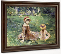 In The Garden At Maurecourt 1884 By Berthe Morisot Fine Art Print