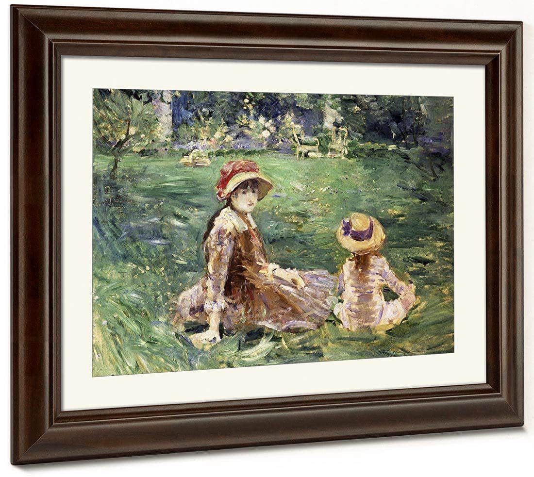 In The Garden At Maurecourt 1884 By Berthe Morisot Fine Art Print