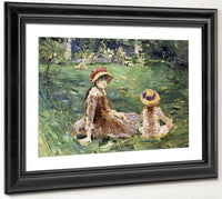 In The Garden At Maurecourt 1884 By Berthe Morisot Fine Art Print