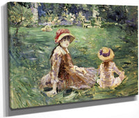In The Garden At Maurecourt 1884 By Berthe Morisot Fine Art Print
