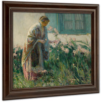 In The Garden By Myron G Fine Art Print