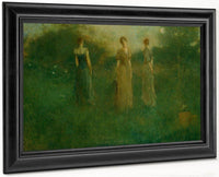 In The Garden By Thomas Wilmer Dewing Fine Art Print