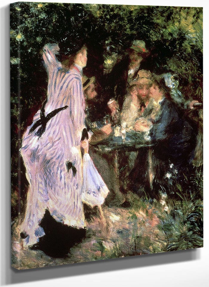 In The Garden, Or Under The Trees Of The Moulin De La Galette By Pierre Auguste Renoir Fine Art Print