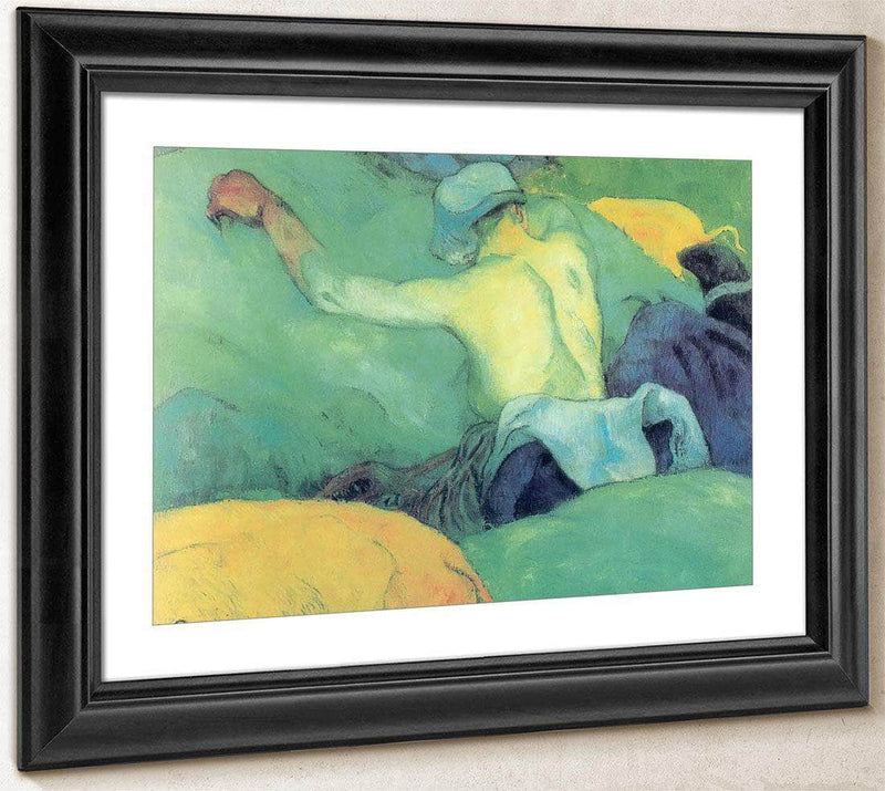 In The Hay (A Hot Summer Day) By Paul Gauguin Fine Art Print