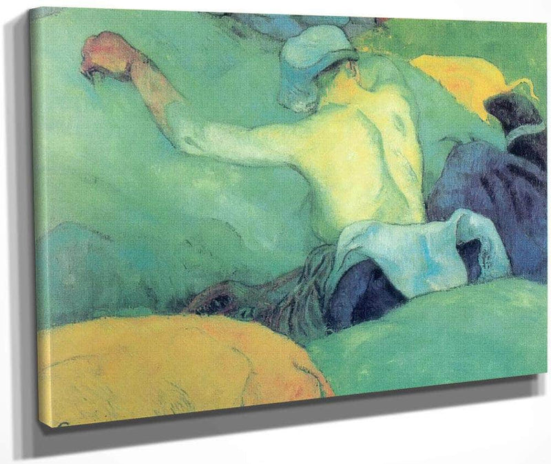 In The Hay (A Hot Summer Day) By Paul Gauguin Fine Art Print