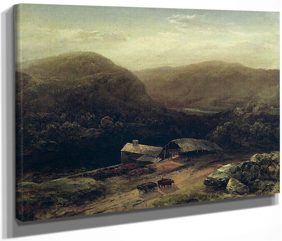 In The Housatonic Valley By Martin Homer Dodge Fine Art Print