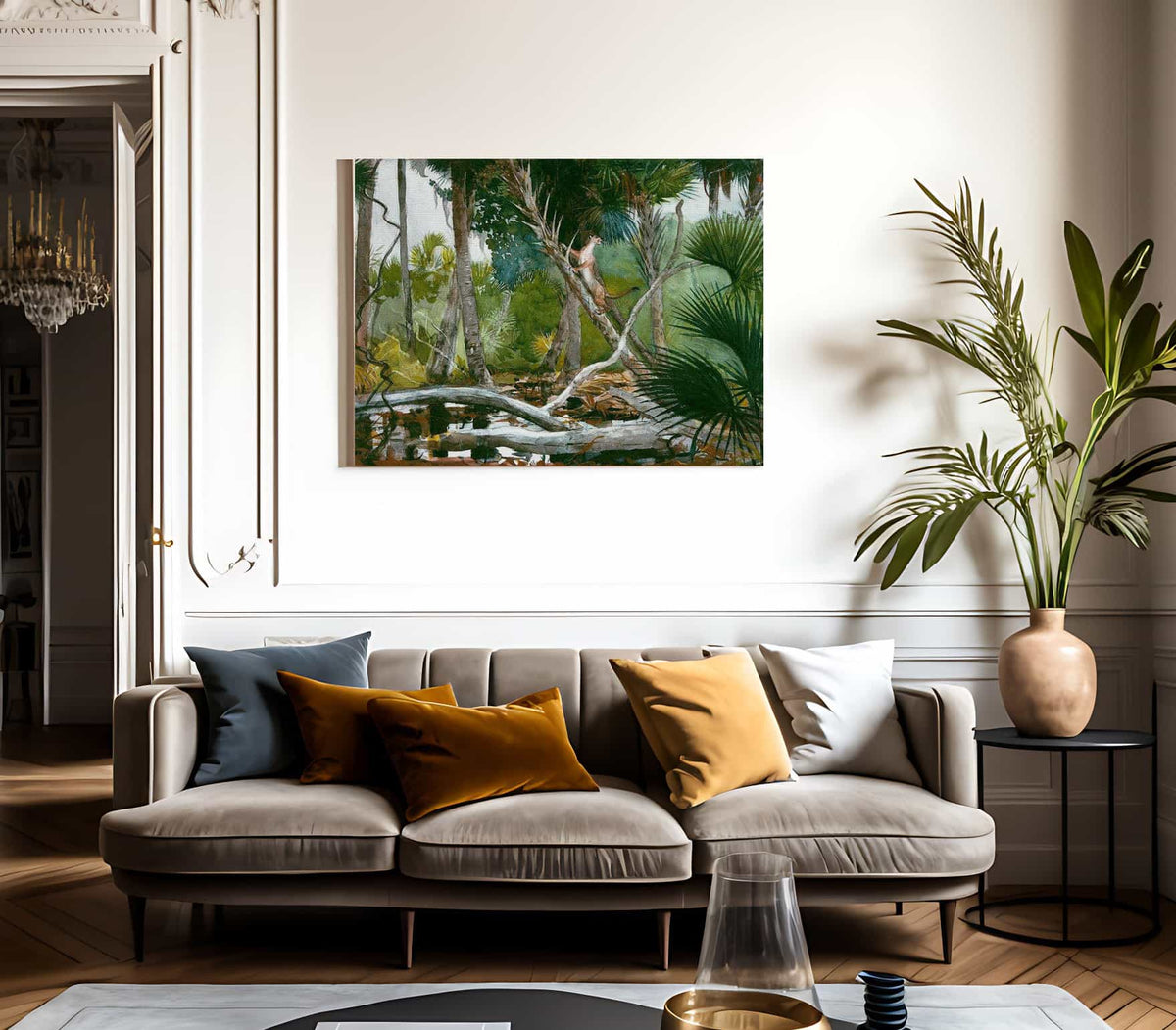 In The Jungle Florida By Winslow Homer Fine Art Print