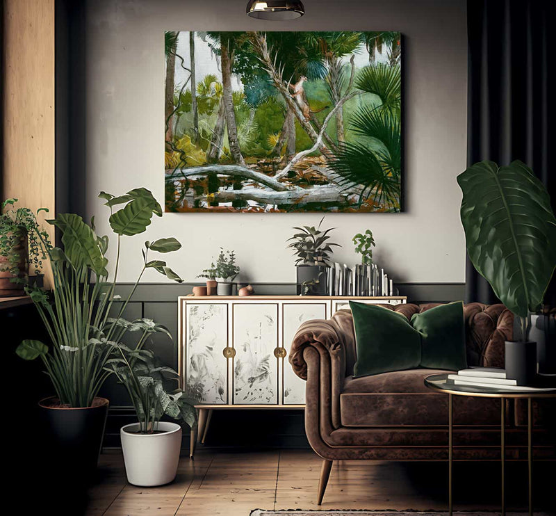 In The Jungle Florida By Winslow Homer Fine Art Print