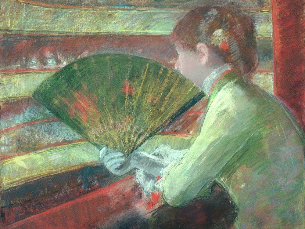 In The Loge By Cassatt Mary Fine Art Print