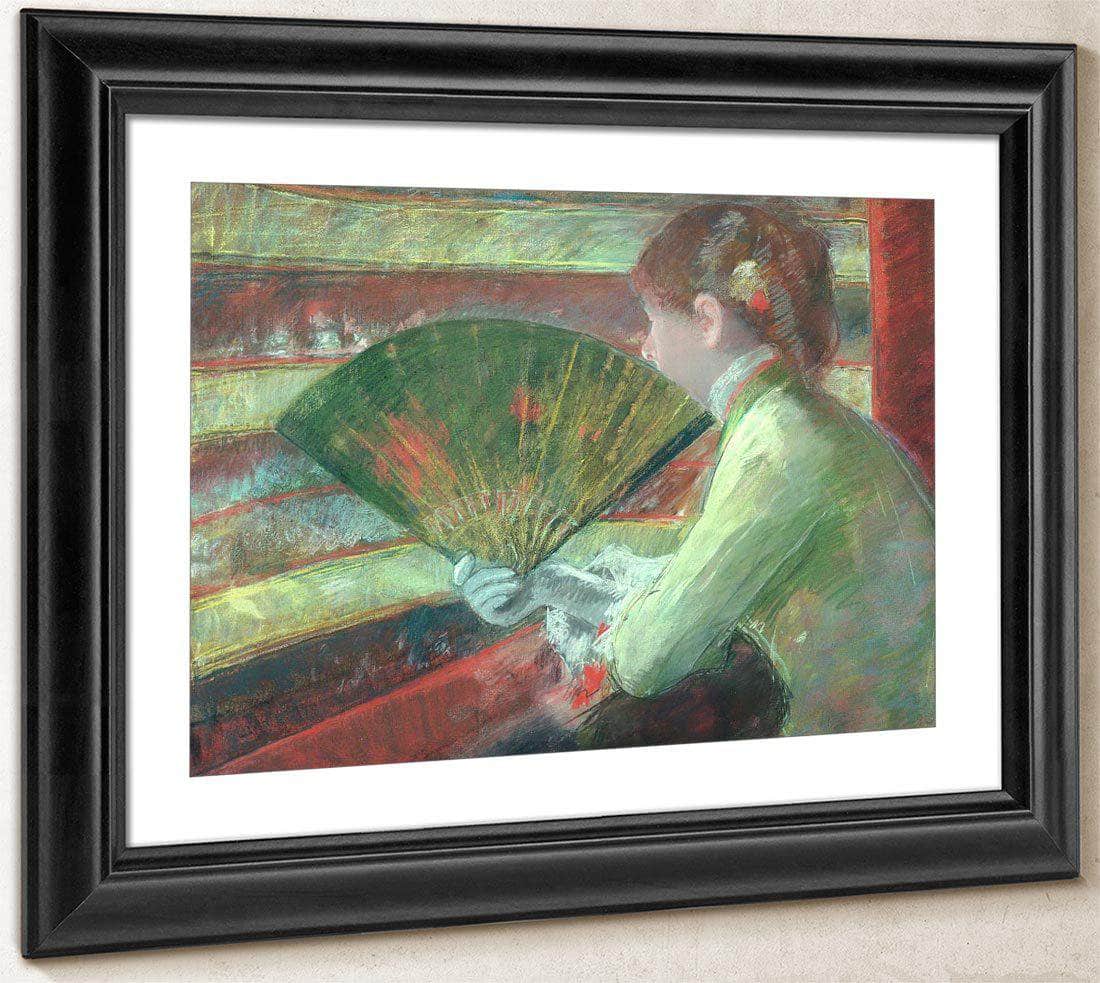 In The Loge By Cassatt Mary Fine Art Print