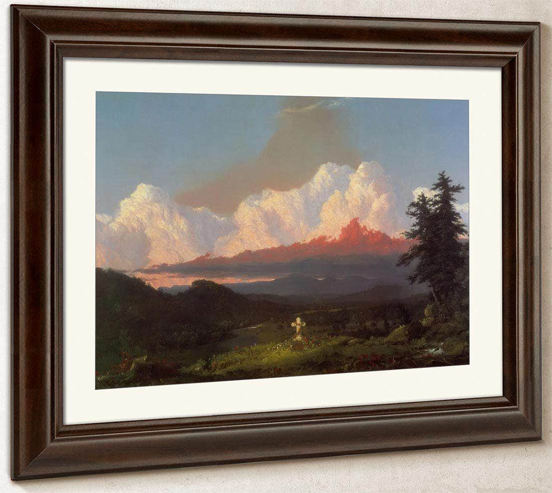 In The Memory Of Cole By Fredric Edwin Church Fine Art Print