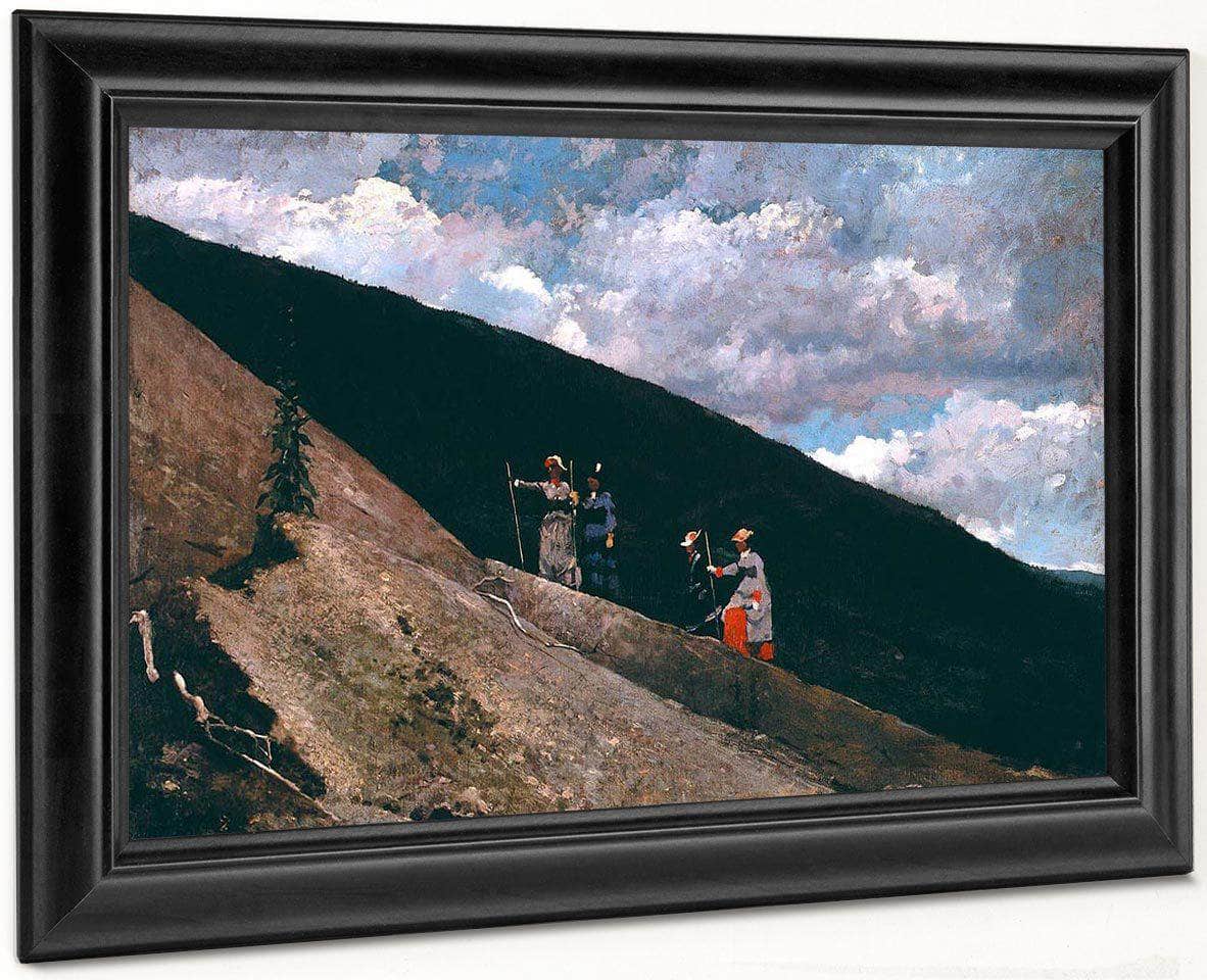 In The Mountains By Winslow Homer Fine Art Print