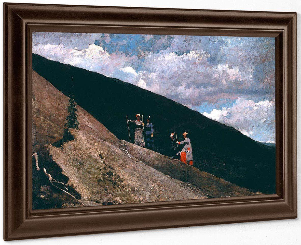 In The Mountains By Winslow Homer Fine Art Print