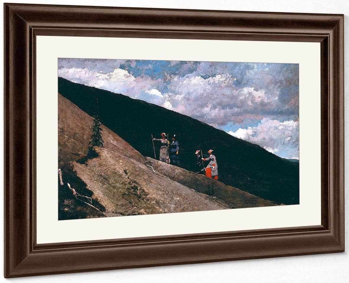 In The Mountains By Winslow Homer Fine Art Print