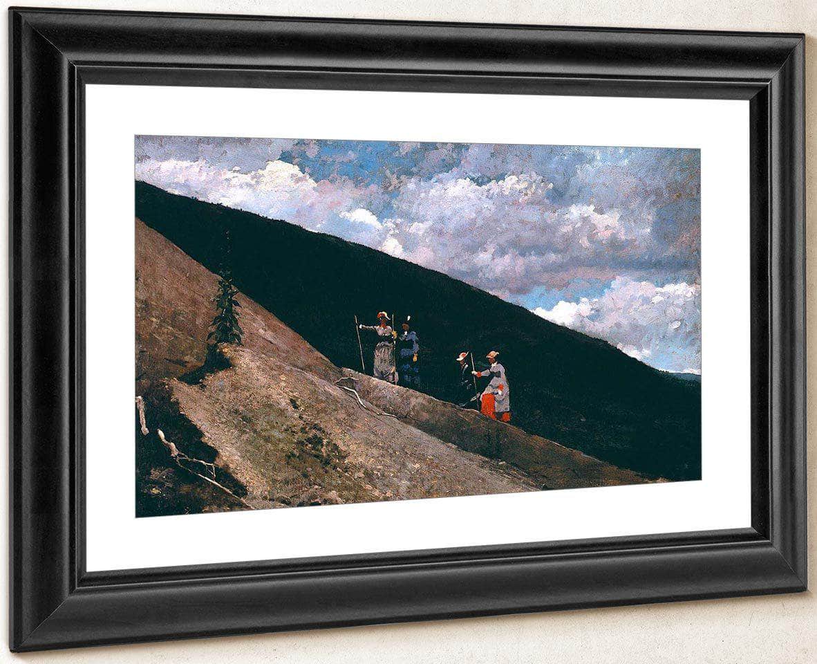 In The Mountains By Winslow Homer Fine Art Print