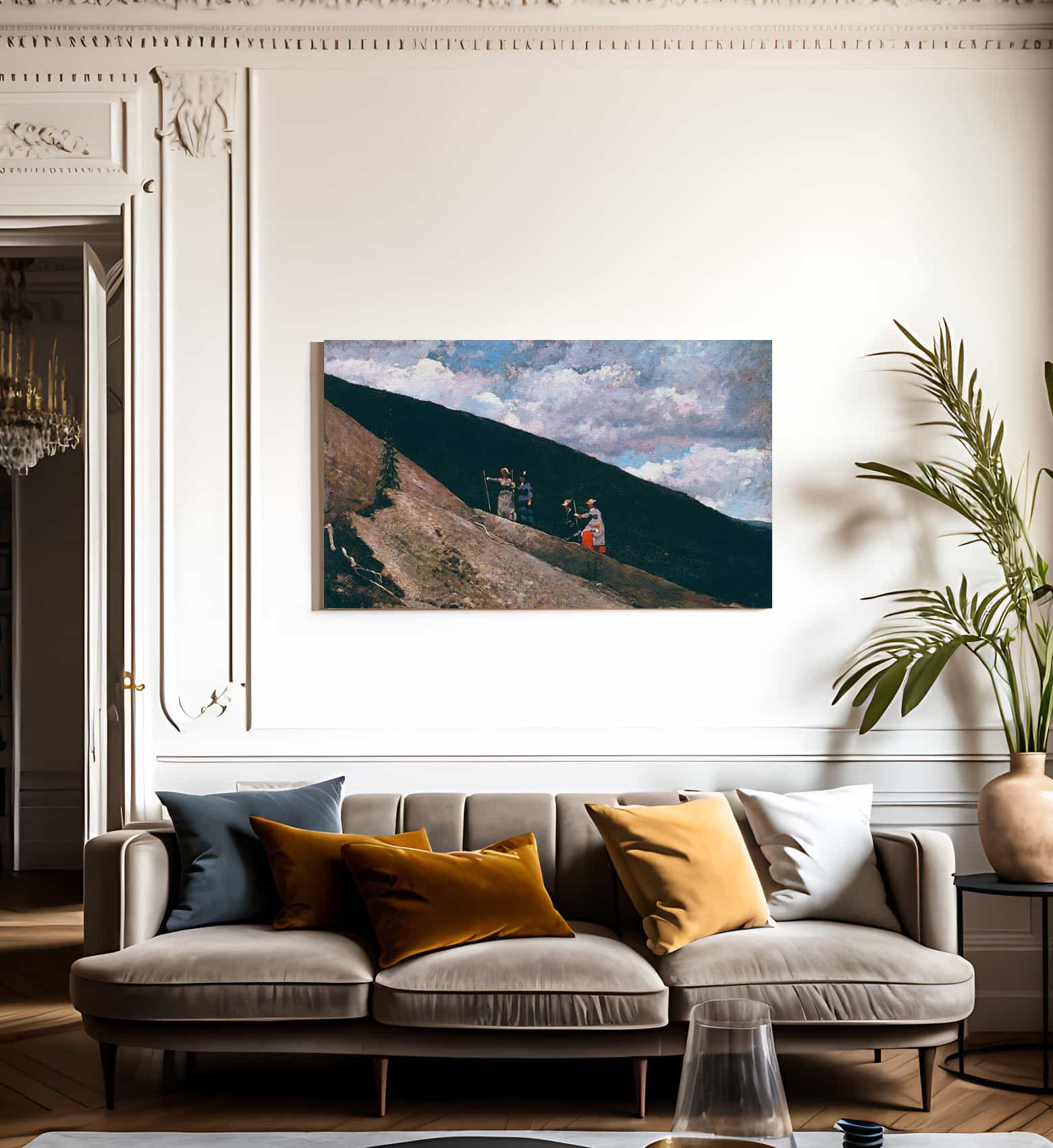 In The Mountains By Winslow Homer Fine Art Print