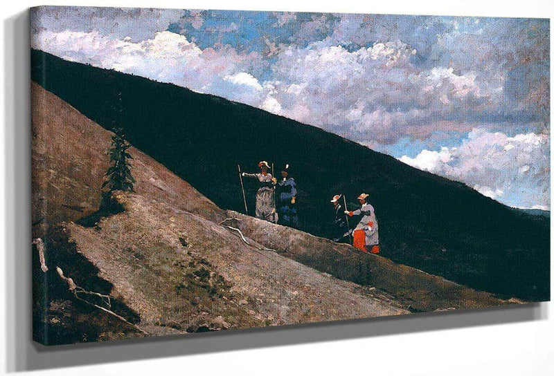 In The Mountains By Winslow Homer Fine Art Print