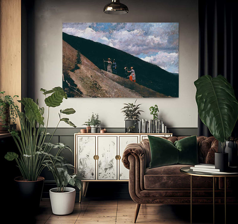 In The Mountains By Winslow Homer Fine Art Print