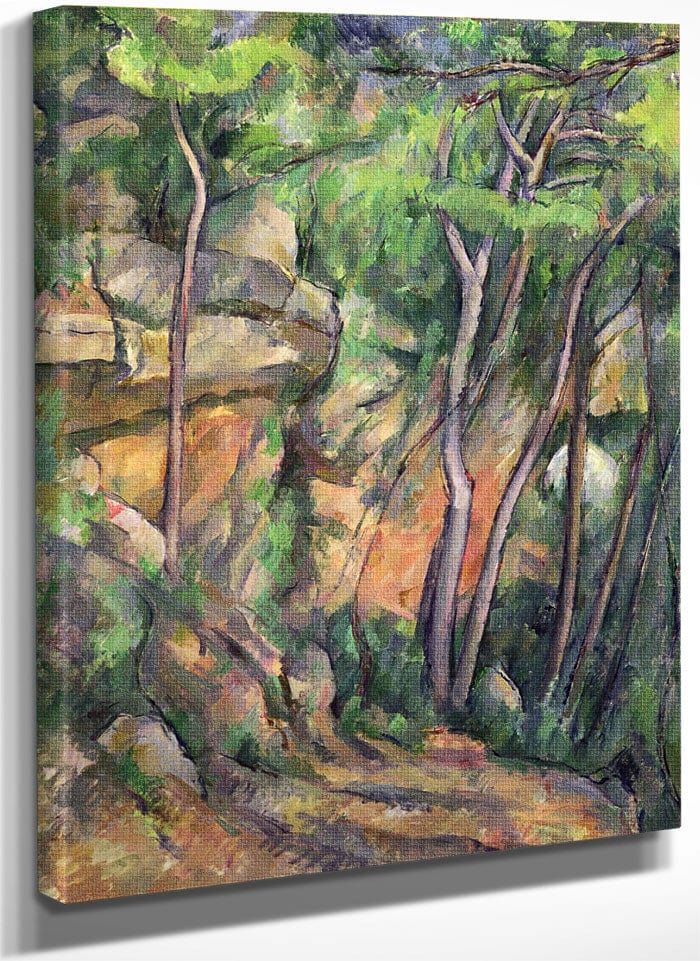 In The Park Of Chateau Noir By Paul Cezanne Fine Art Print