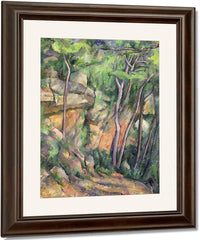 In The Park Of Chateau Noir By Paul Cezanne Fine Art Print