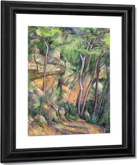 In The Park Of Chateau Noir By Paul Cezanne Fine Art Print