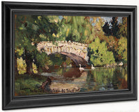 In The Park, Victoria, British Columbia, 1925 By Colin Campbell Cooper Fine Art Print