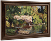 In The Park, Victoria, British Columbia, 1925 By Colin Campbell Cooper Fine Art Print