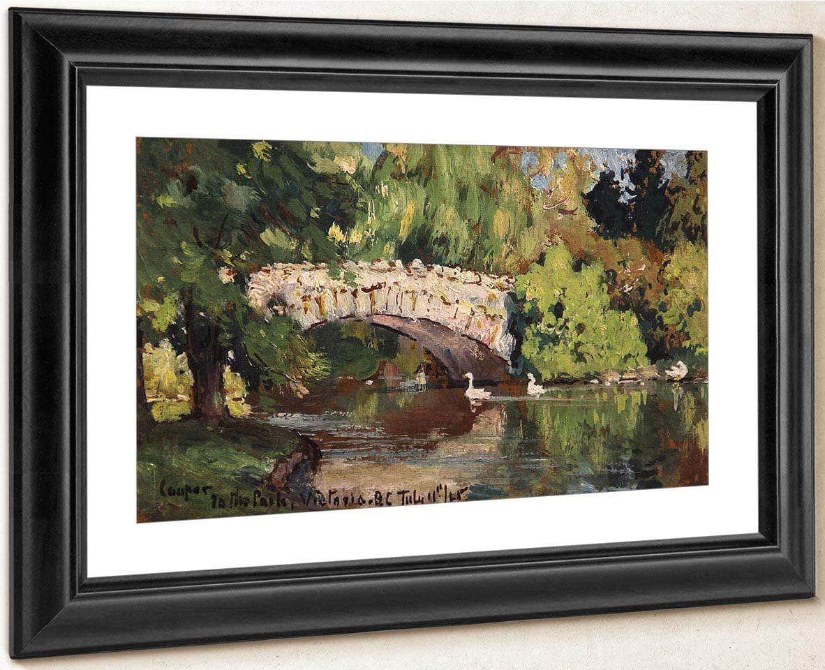 In The Park, Victoria, British Columbia, 1925 By Colin Campbell Cooper Fine Art Print