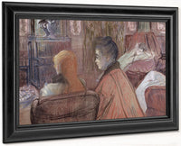 In The Salon By Henri Marie Raymond De Toulouse Lautrec Monfa Fine Art Print