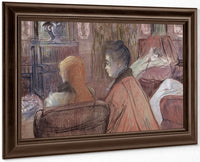 In The Salon By Henri Marie Raymond De Toulouse Lautrec Monfa Fine Art Print