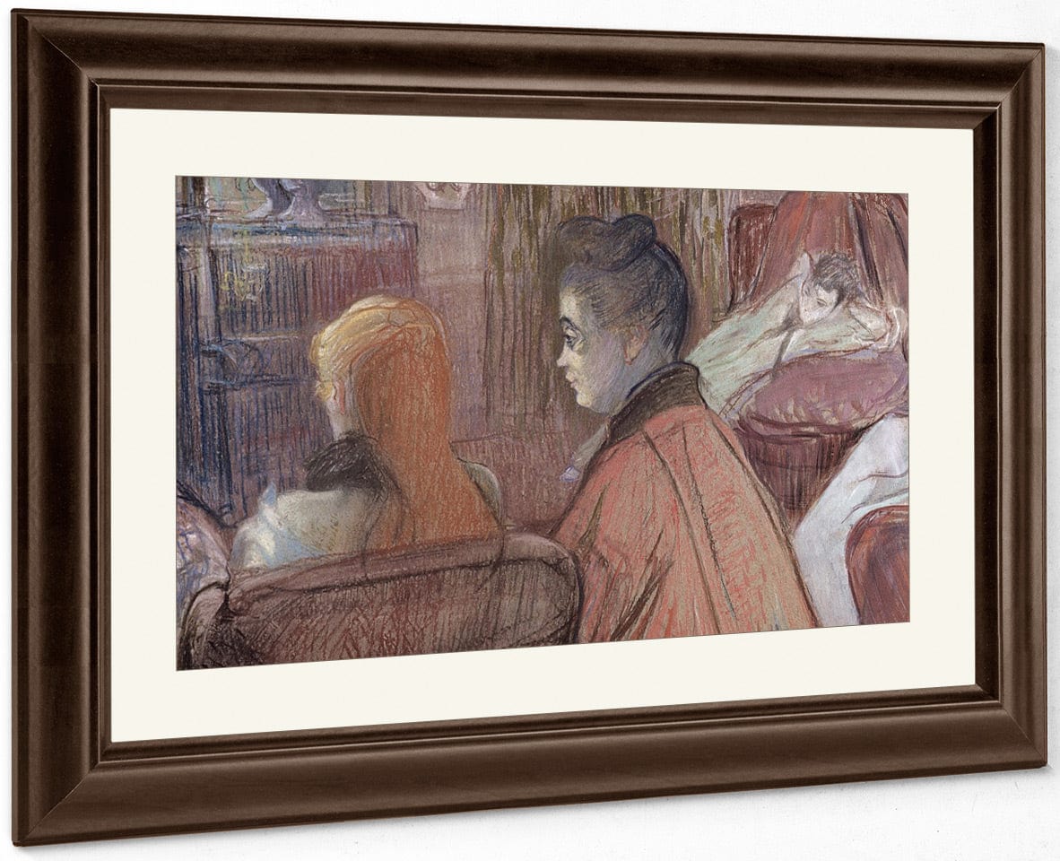 In The Salon By Henri Marie Raymond De Toulouse Lautrec Monfa Fine Art Print